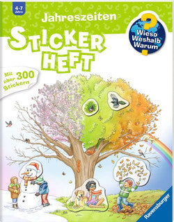 Ravensburger Wieso? Weshalb? Warum? Stickerheft Jahreszeiten
