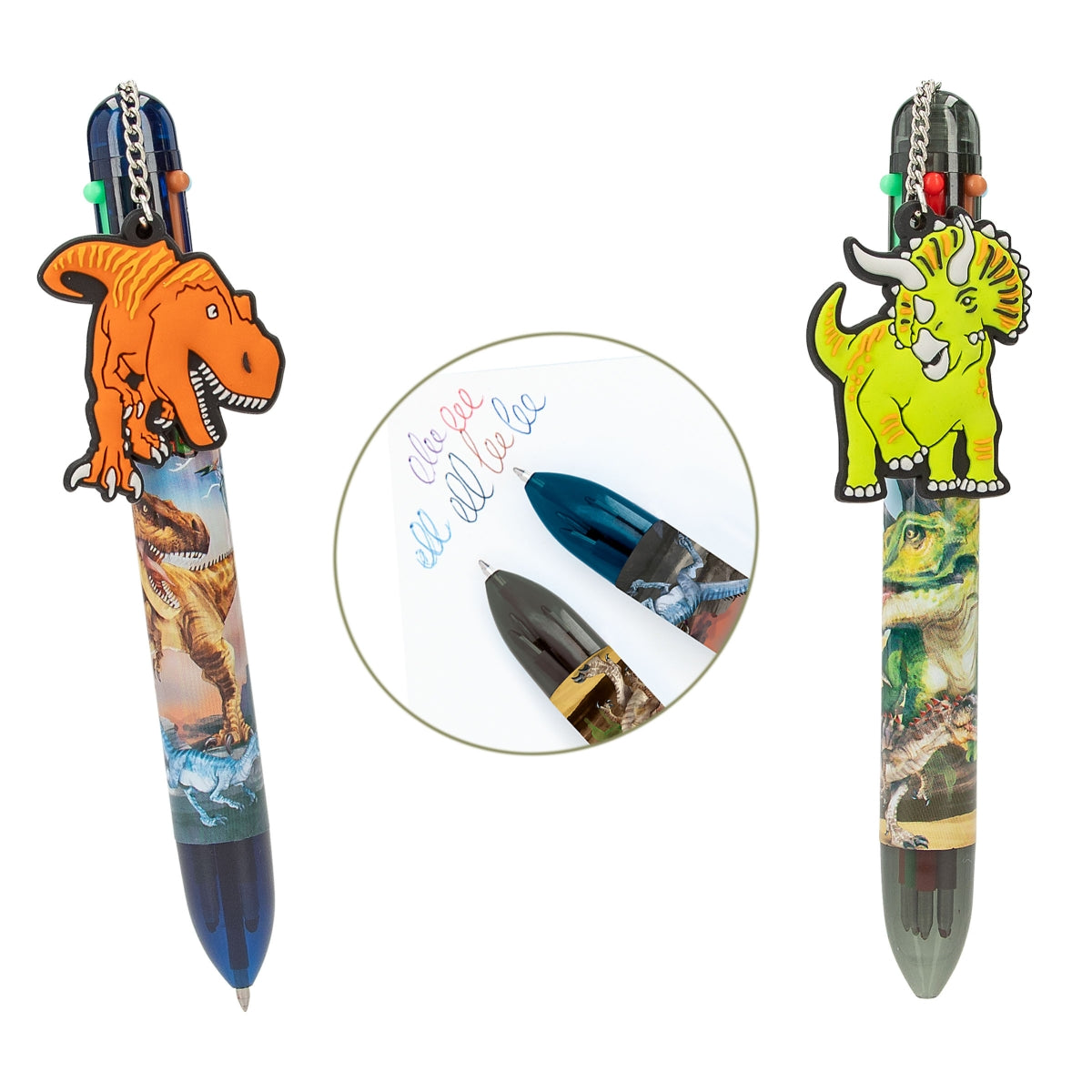 Dino World Gelstift - 6 leuchtende Farben für kreative Abenteuer