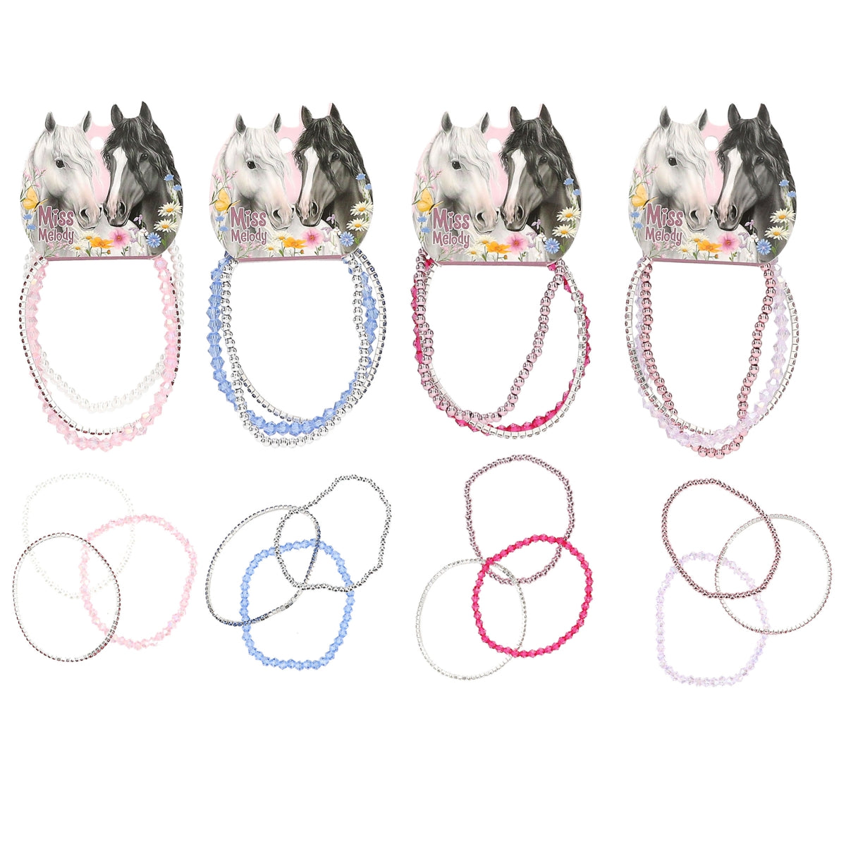 Miss Melody 3er Armbandset - Funkelnde Schmuck-Kollektion für Mädchen
