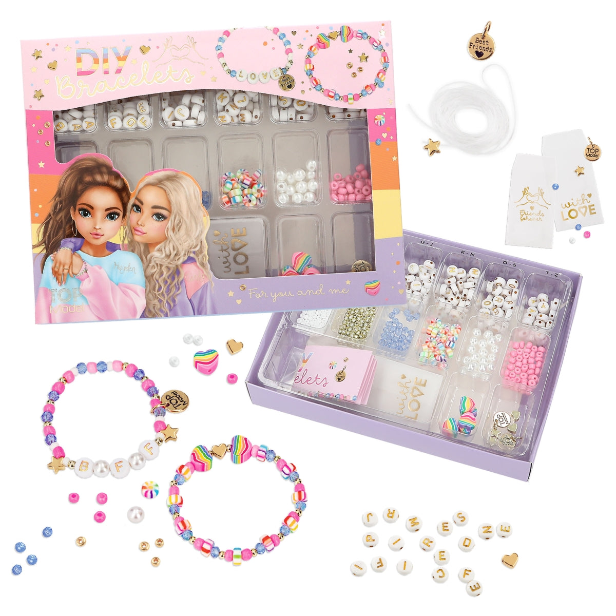 TOPModel DIY Armbänder Set - Kreative Schmuckgestaltung für Kinder