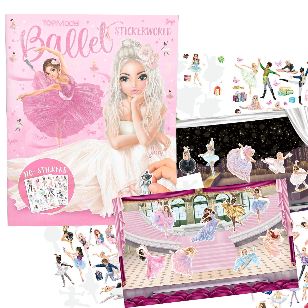 DEPESCHE TOPModel Stickerworld BALLET - Stickerbuch