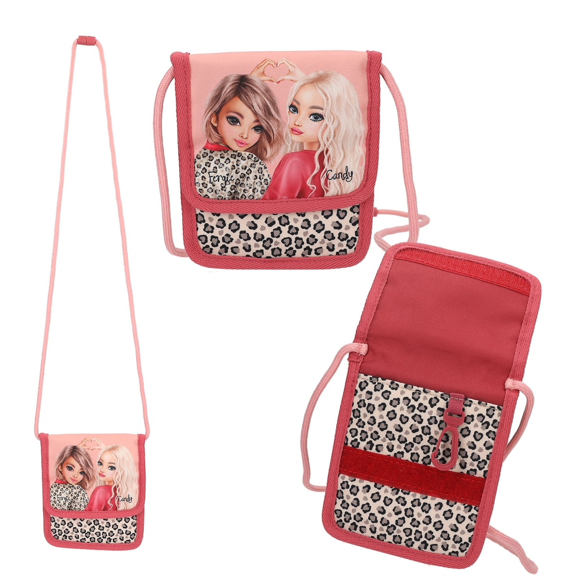 TOPModel Brustbeutel LEOHEART - Stylischer Leo-Look für junge Fashionistas