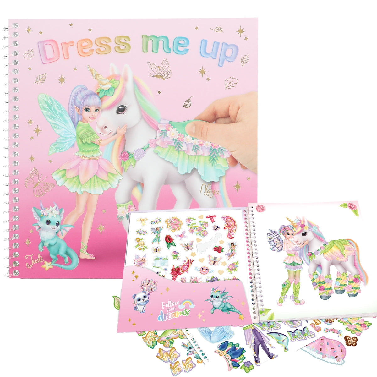 Ylvi Dress Me Up Stickerbuch - Einhorn & Fee Stickeralbum