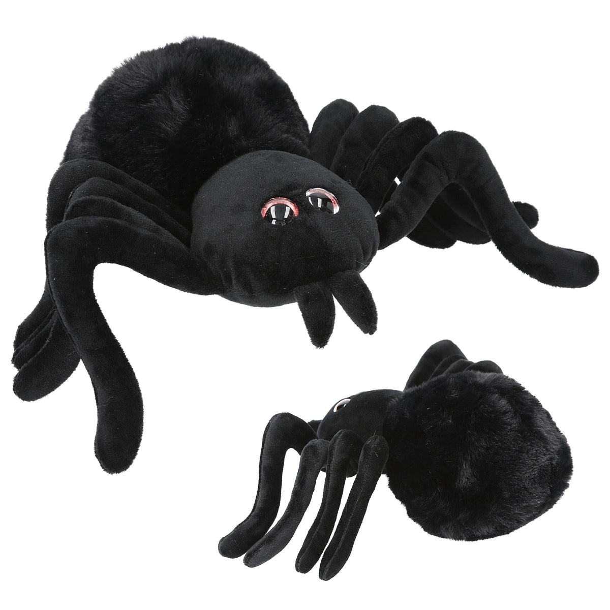 Adventure World Plüsch Spinne 20 cm schwarz