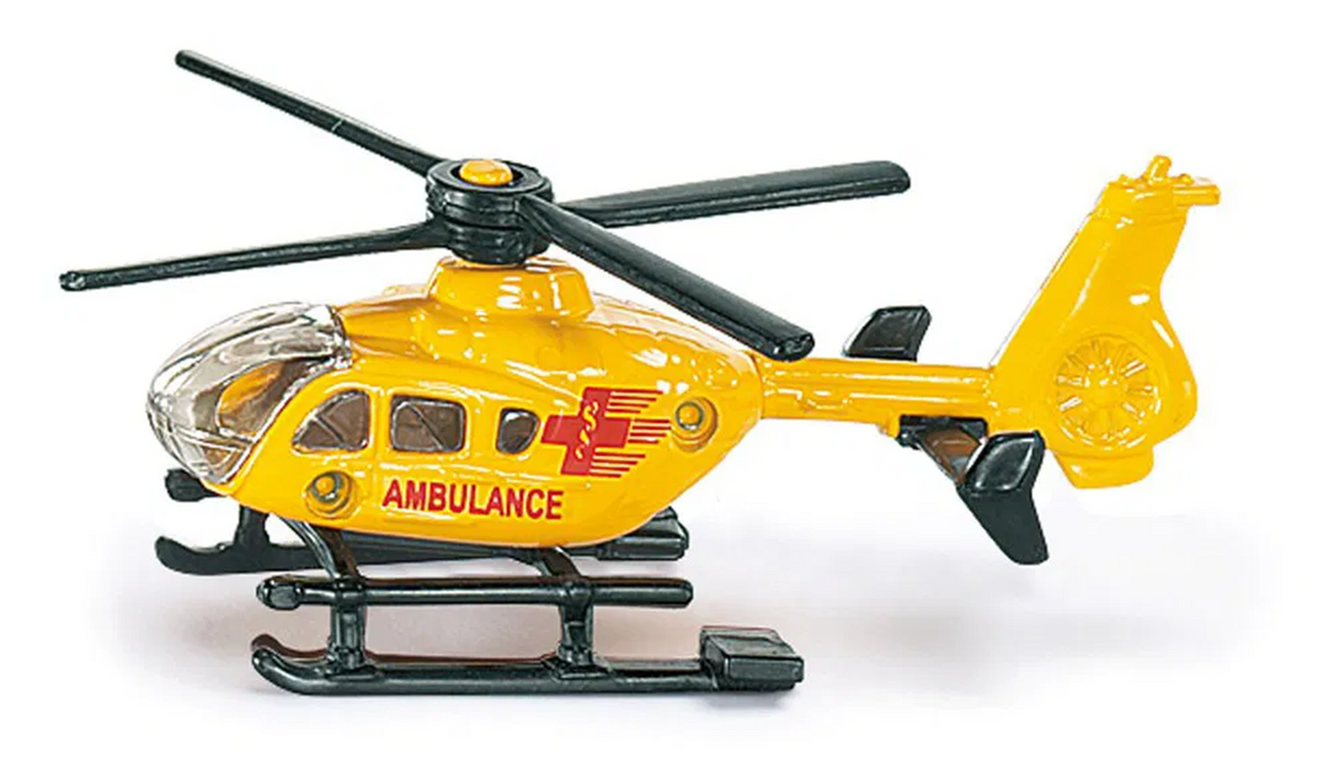 SIKU Rettungshubschrauber - Detailgetreues Einsatzfahrzeug für kleine Helden