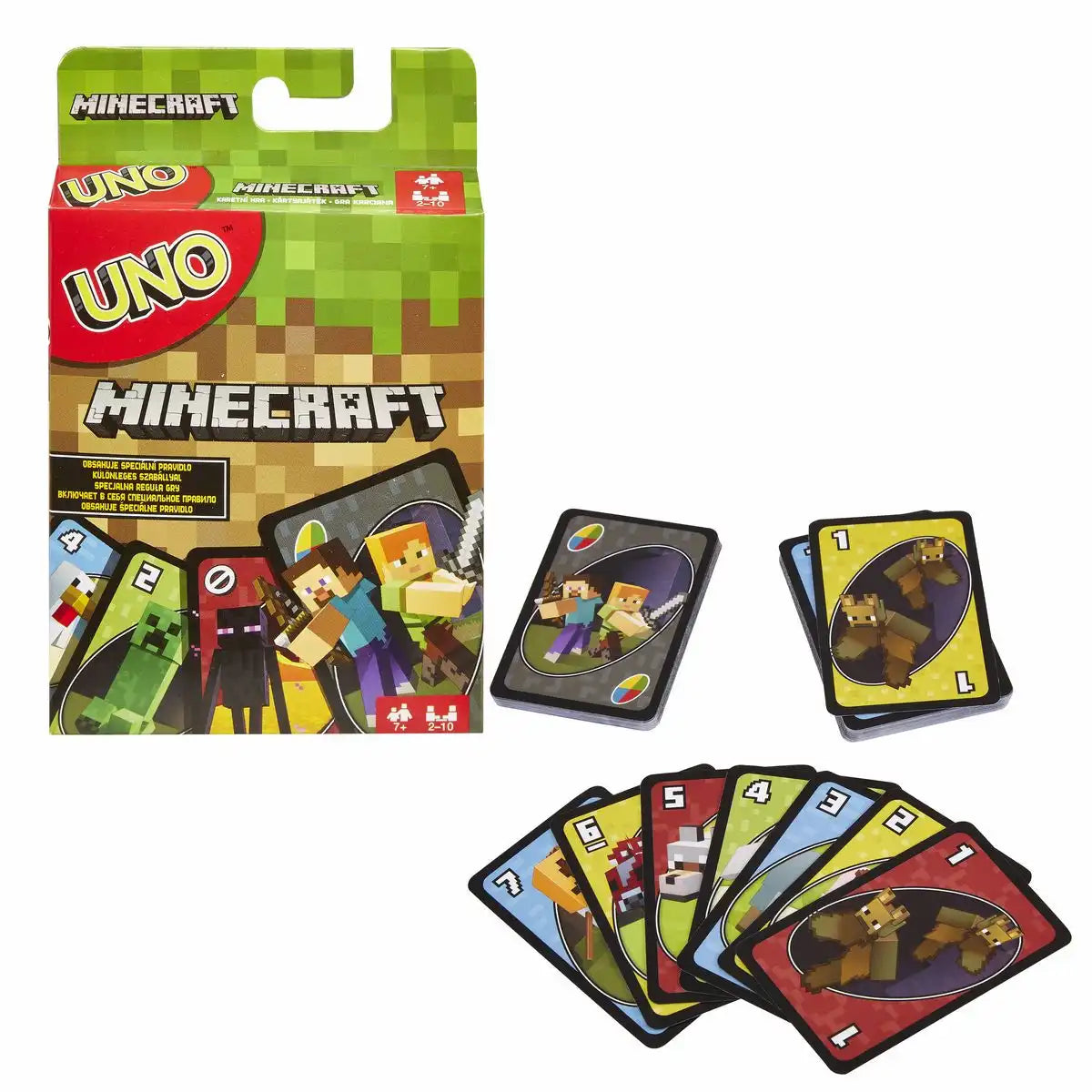 UNO MINECRAFT Kartenspiel - Das ultimative Spielerlebnis für Minecraft-Fans