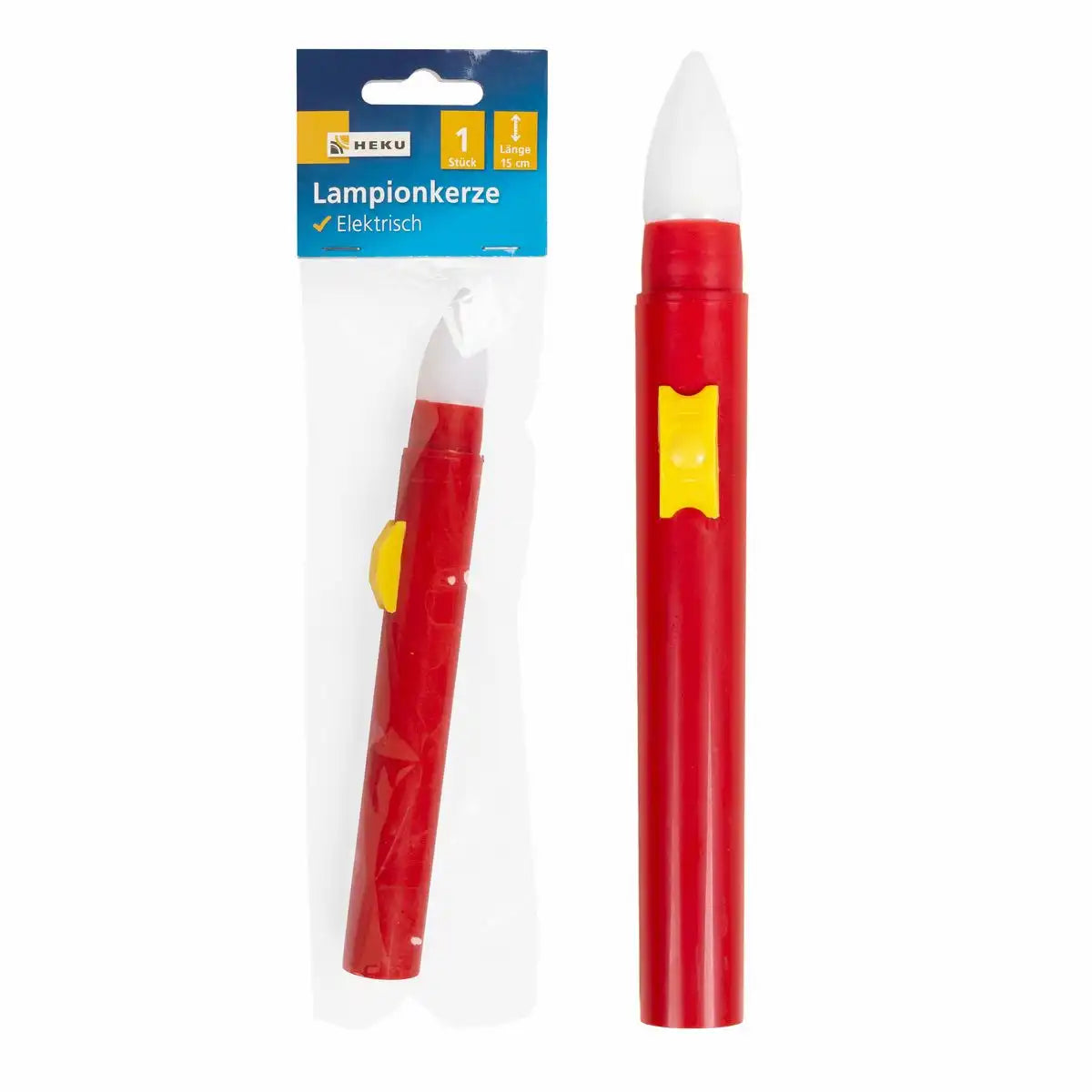 Elektrische Lampionkerze 15cm - Sichere LED-Beleuchtung für Sankt Martin & Herbstfeste