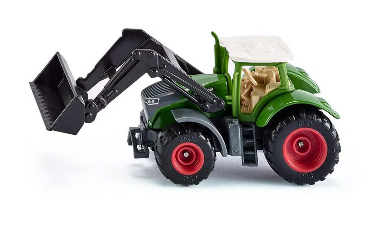siku Fendt 1050 Vario Traktor mit beweglichem Frontlader - Detailgetreues Spielzeugmodell