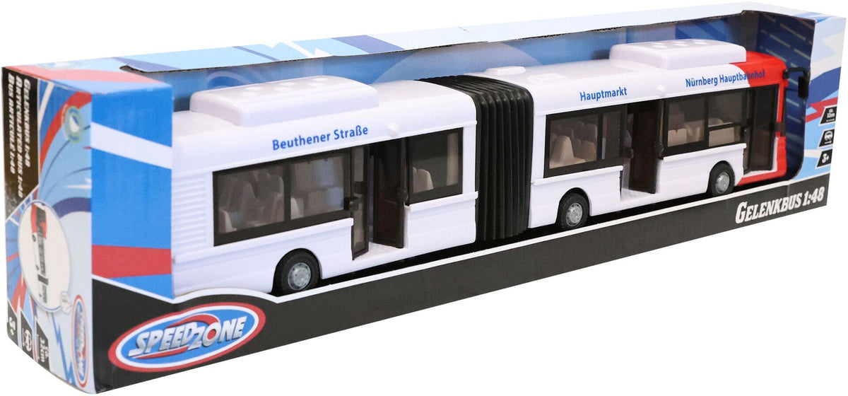 SZ Gelenkbus - Speedzone Spielzeugbus mit Gelenkfunktion