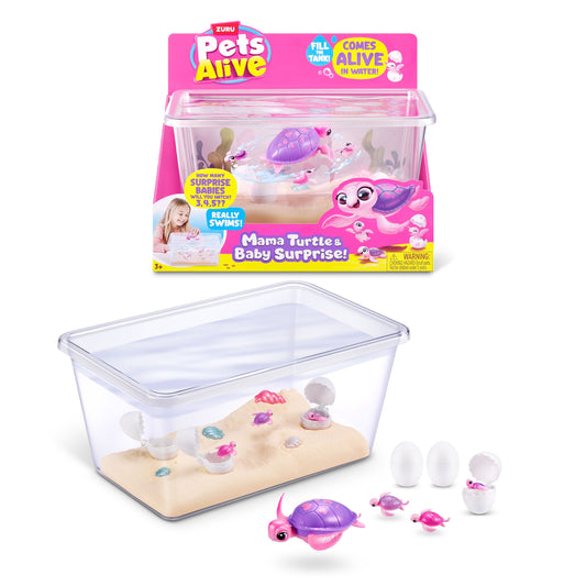 ZURU Pets Alive Mommy Turtle – zufällige Babyanzahl