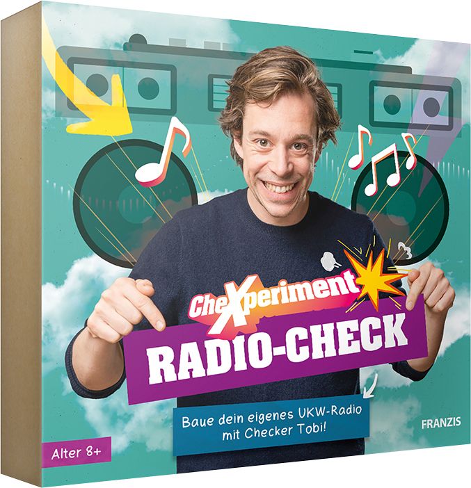 FRANZIS CheXperiment Radio-Check UKW-Radio mit Checker Tobi