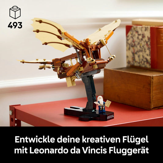 LEGO Icons 10363 Leonardo da Vincis Fluggerät, 493 Teile