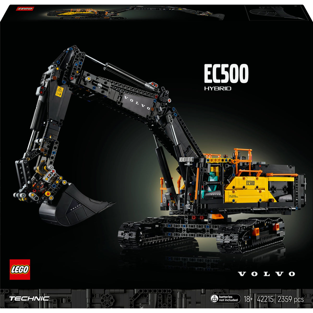 LEGO Technic Volvo EC500 Hybrid Bagger 42215, 2.359 Teile
