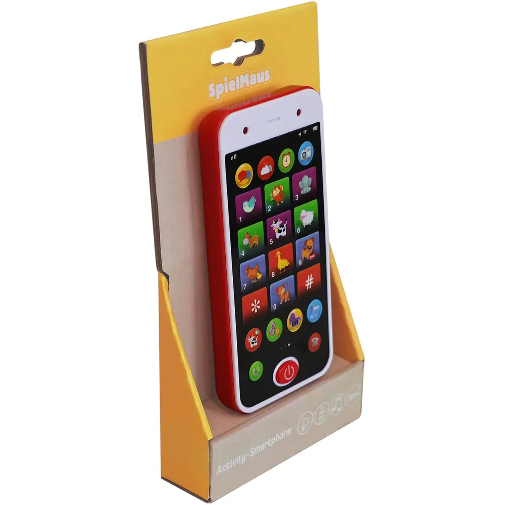 Spielmaus Baby Activity Smartphone - 10 Melodien & Tierstimmen