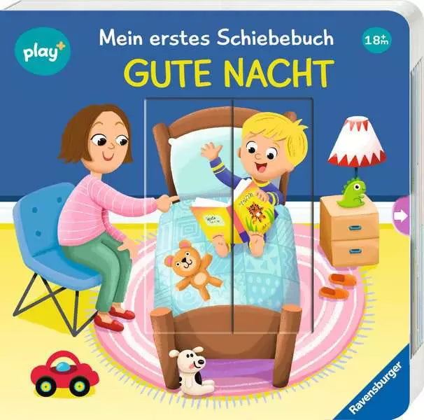 Ravensburger Schiebebuch: Gute Nacht - Interaktives Bilderbuch für Kleinkinder