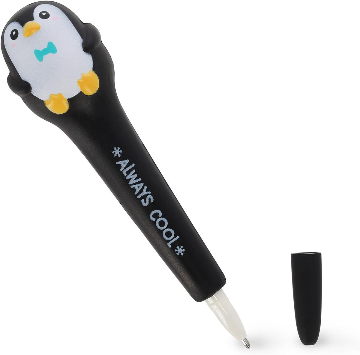 Legami Squeezies Anti-Stress Gel-Pen Pinguin schwarze Tinte