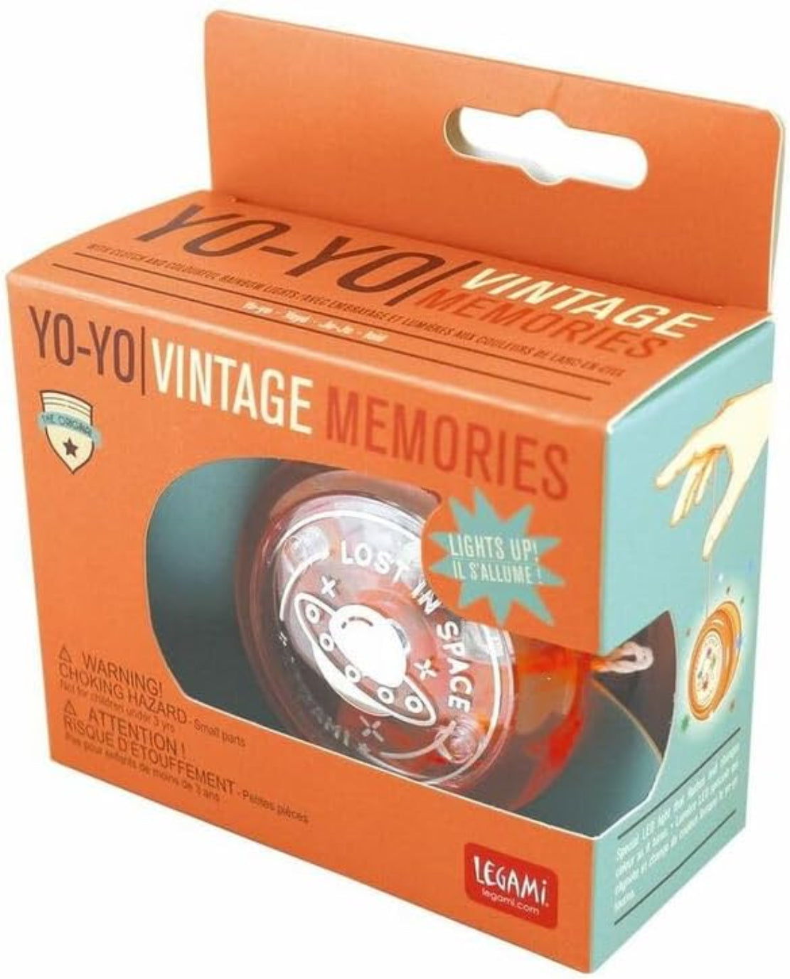 Legami Yo-Yo mit Lichtern – Vintage Arcade Design