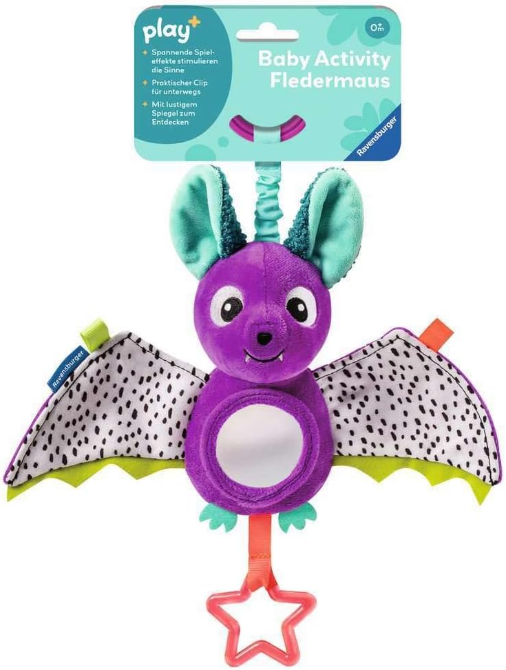 Baby Activity Fledermaus - Interaktives Lernspielzeug für Babys ab 6 Monaten