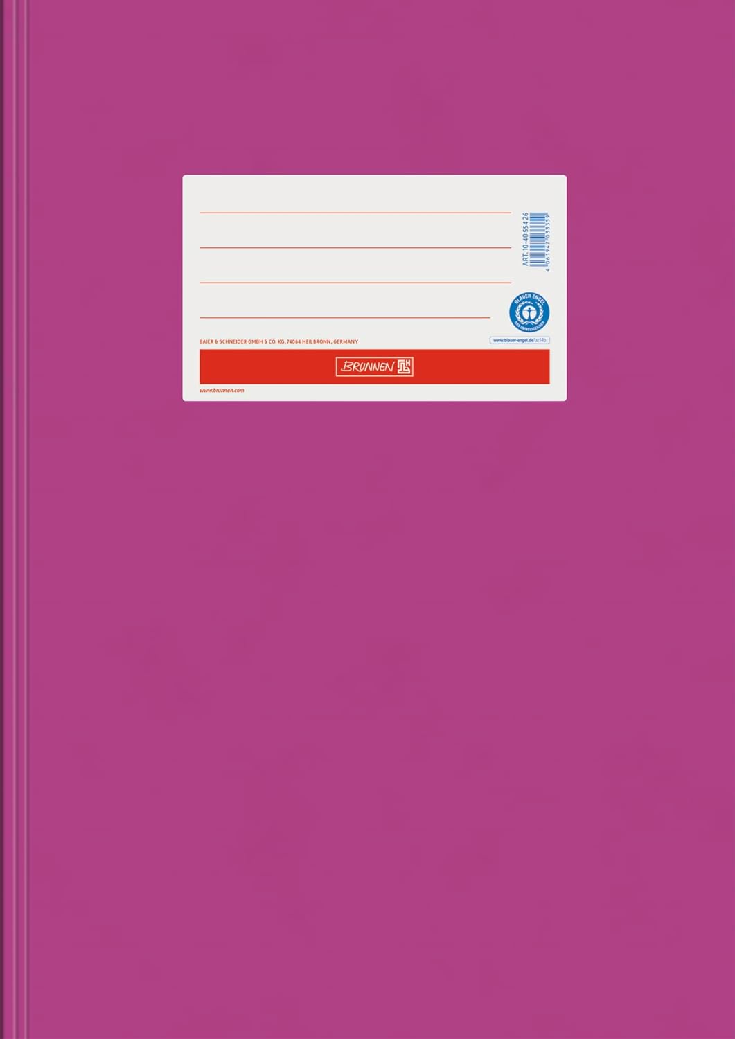 Hefthülle A4 Pink - Umweltfreundlich & Robust (1 Stück)