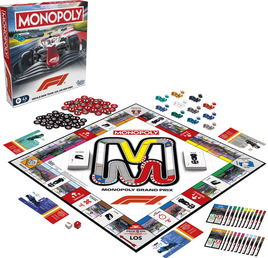 Hasbro Monopoly Formula 1 – Brettspiel ab 8 Jahren