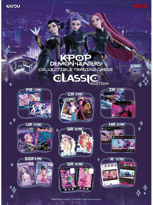 KAYOU KPop Demon Hunters Classic Edition Sammelkarten-Display