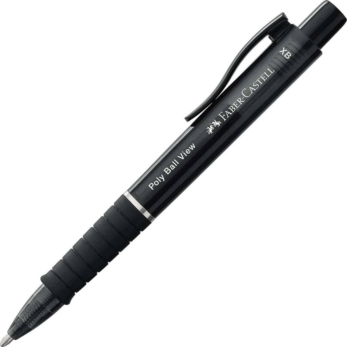 Faber-Castell Poly Ball View Kugelschreiber Schwarz