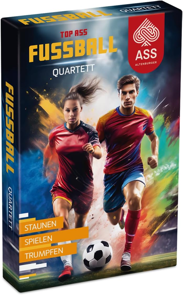 Kartenspiel Quartett TOP Fussball neue Edition Faltschachtel