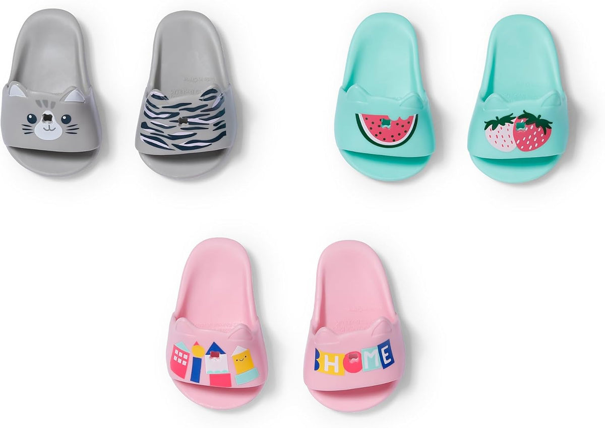 BABY born Schlappen 43cm – 1 Paar, Design zufällig (3 Designs)