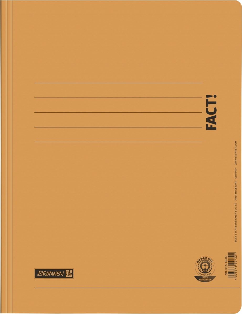 Baier & Schneider Schnellhefter FACT!or - Orange Transparent