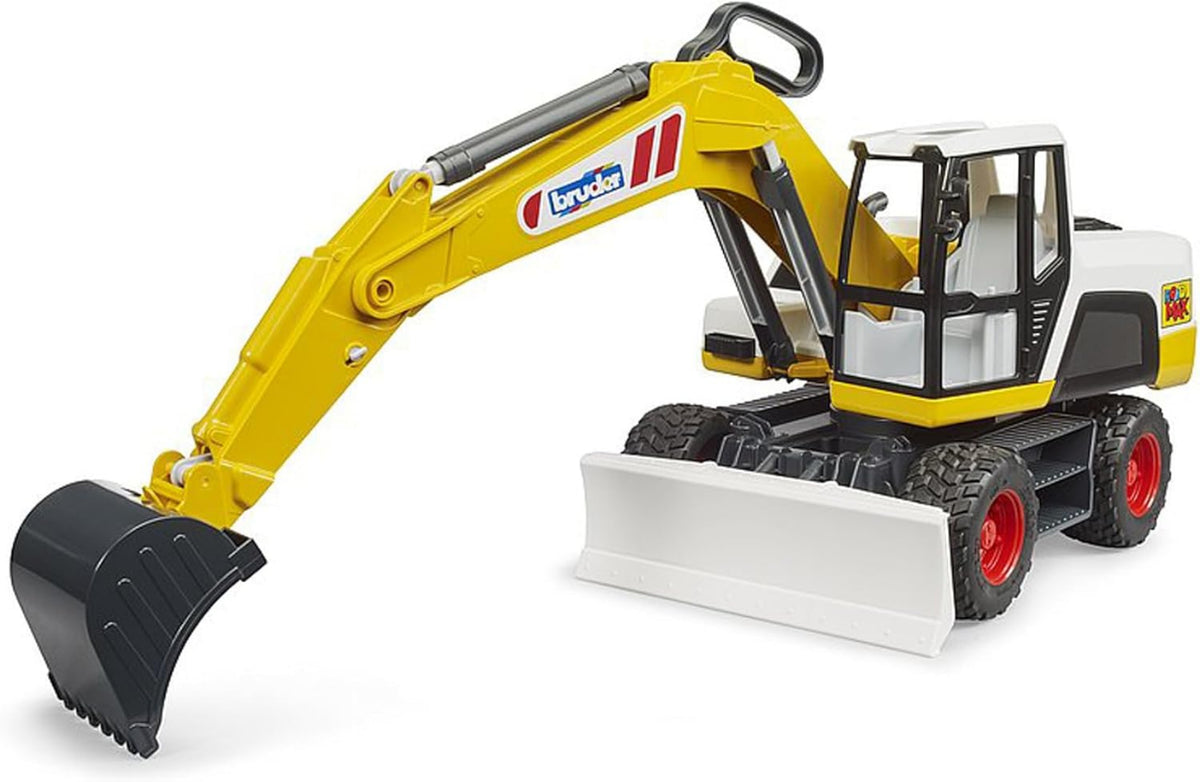 BRUDER ROADMAX Mobilbagger 1:16 - Realistisches Baufahrzeug für Kinder