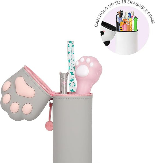 LEGAMI Kawaii 2-in-1 Federmappe & Stifthalter – Kitty Paw