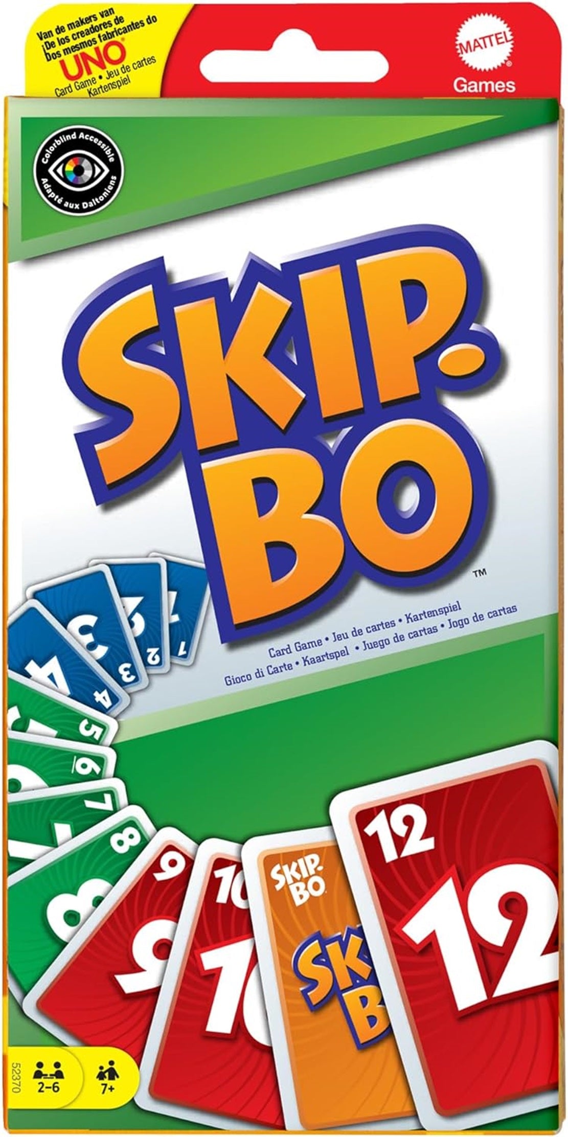 Skip-Bo Kartenspiel - Zeitloser Familienspaß von MATTEL