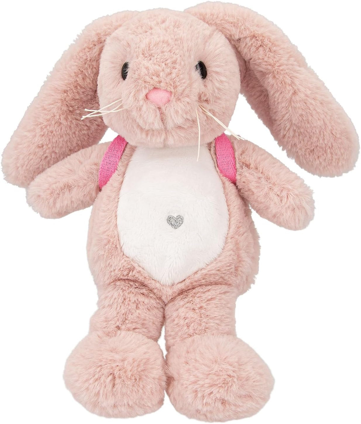Snukis Hase Nelly - Plüschtier mit Rucksack, 19cm Rosa