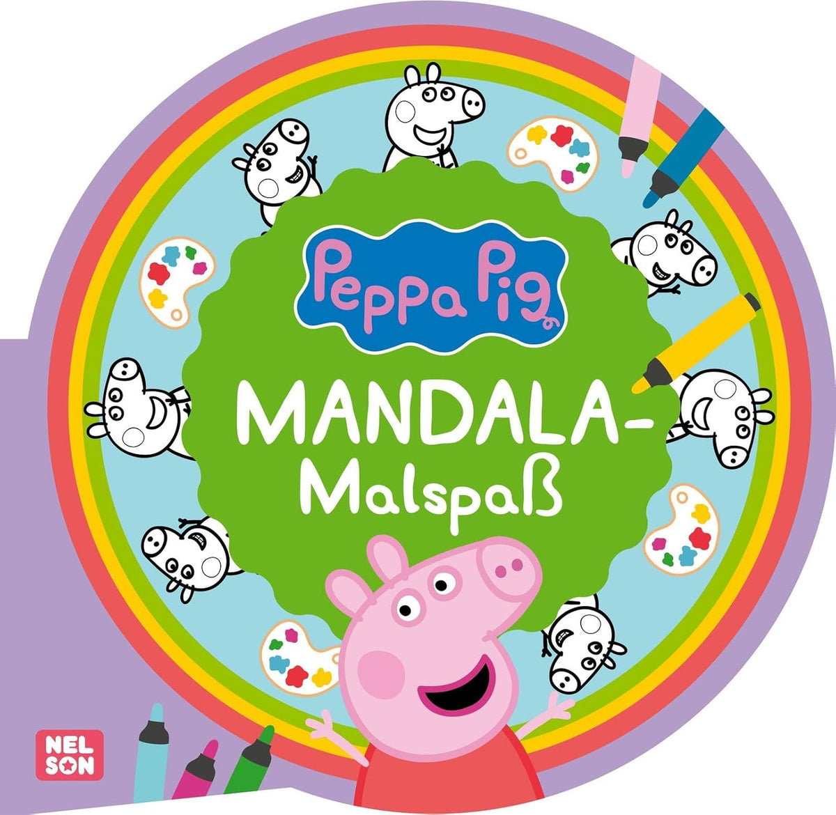 PEP MANDALA Malspaß - Kreatives Ausmalbuch für Kinder mit Peppa Wutz