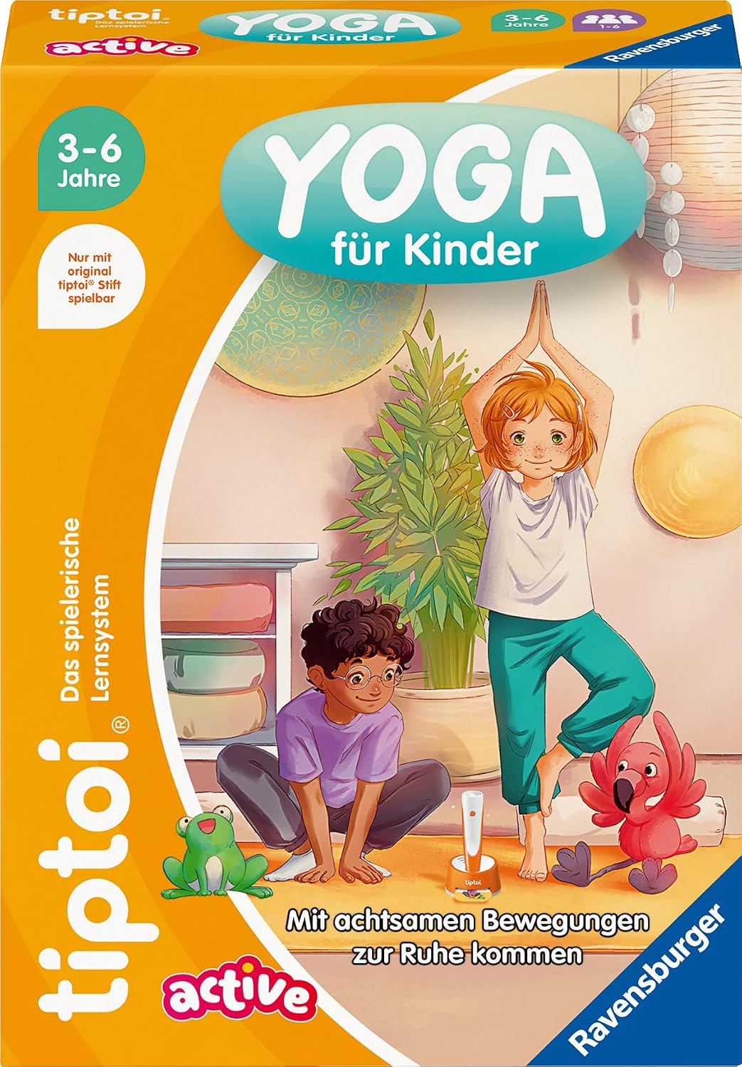 Ravensburger tiptoi ACTIVE Yoga für Kinder, 3–6 Jahre