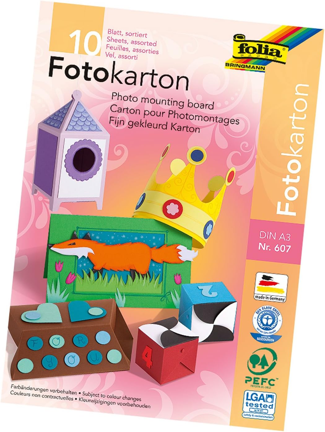 folia Fotokarton 300g/m² DIN A3 - 10 Blatt