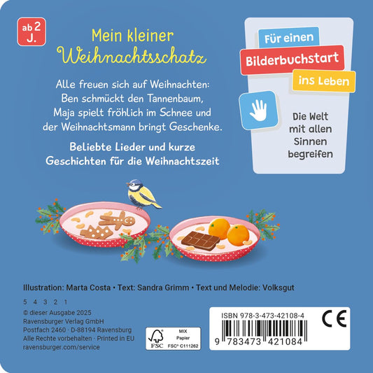 Juhu, bald ist Weihnachten! Ravensburger Bilderbuch ab 2