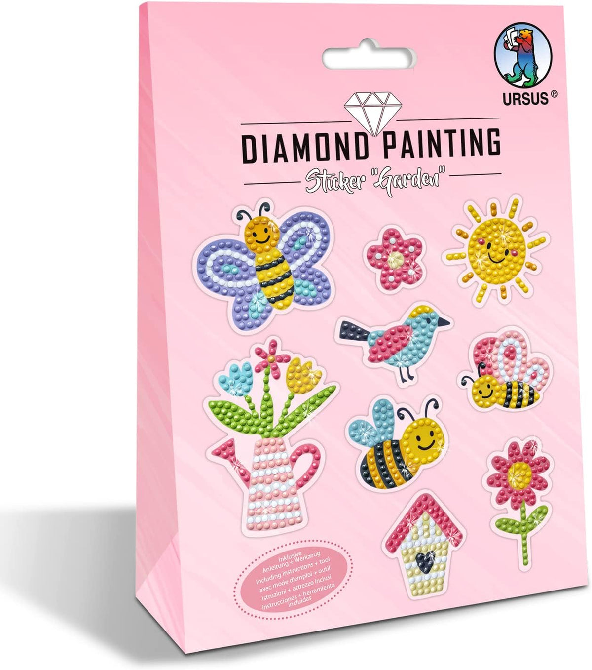 Diamond Painting Sticker Garden - Funkelnde Garten-Motive