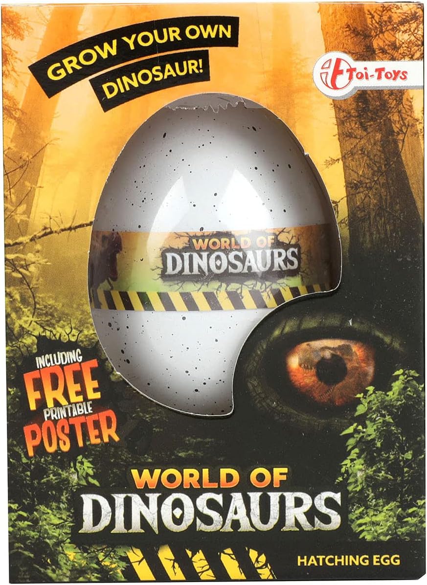 Magisches Dinosaurier-Ei - Schlüpfender Dino zum Selbst-Ausbrüten
