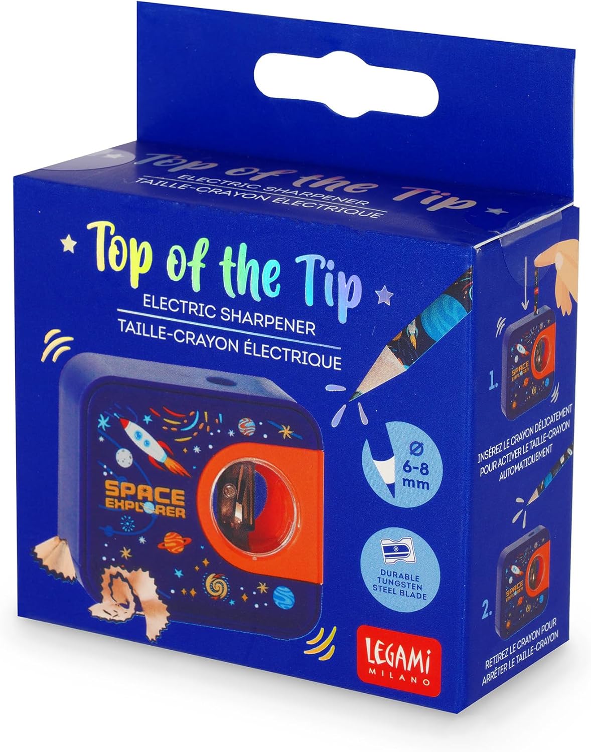 LEGAMI Top of the Tip Elektrischer Anspitzer Space