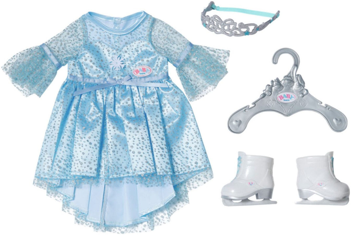 BABY born Eisprinzessinnen Set hellblau 43cm – Zapf Creation