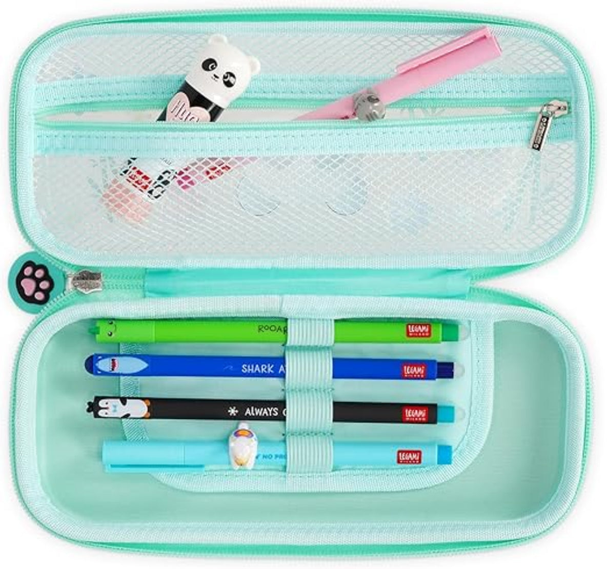 LEGAMI Wonderwow Federmäppchen Panda – 2 Fächer
