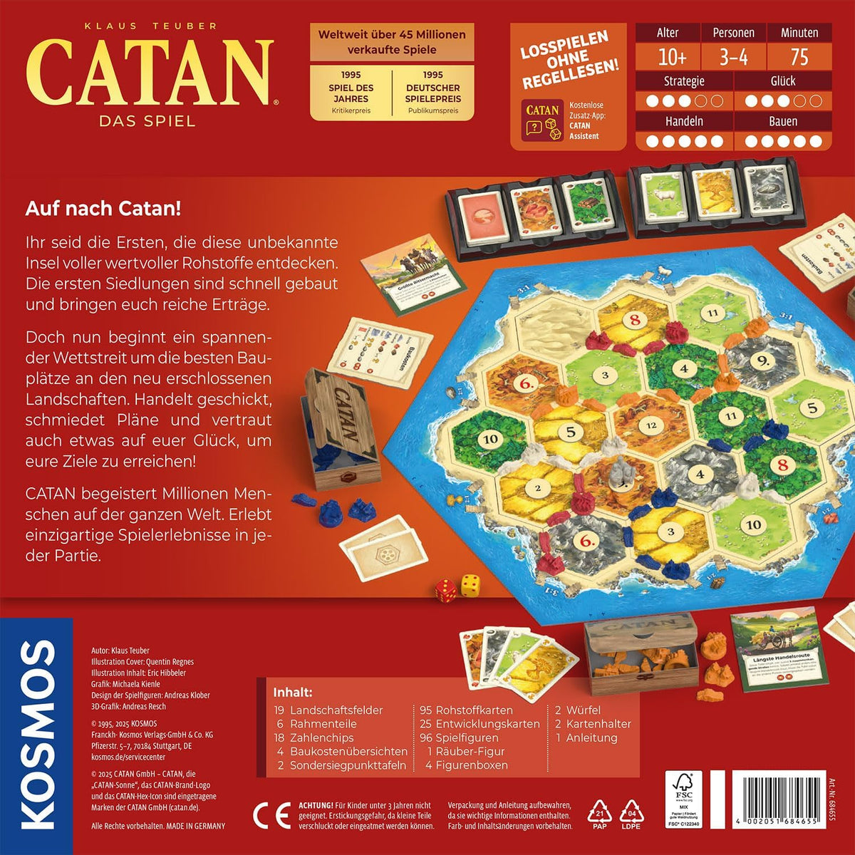 CATAN – Das Spiel Relaunch 2025 | KOSMOS Brettspiel