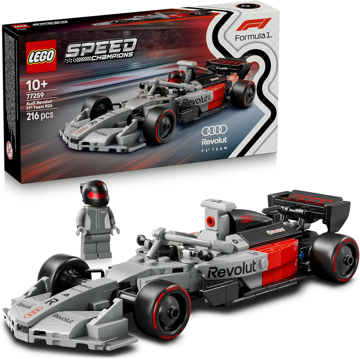 LEGO Speed Champions Audi Revolut F1 R26 - Rennwagen ab 10 J.