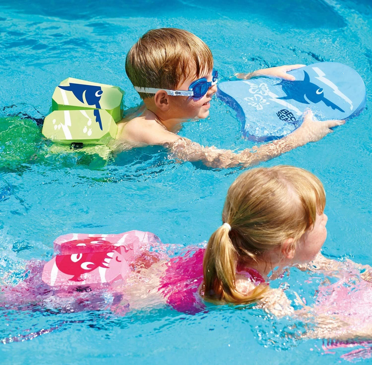 BECO Sealife Kickboard Pinky pink 34×21 cm Schwimmbrett
