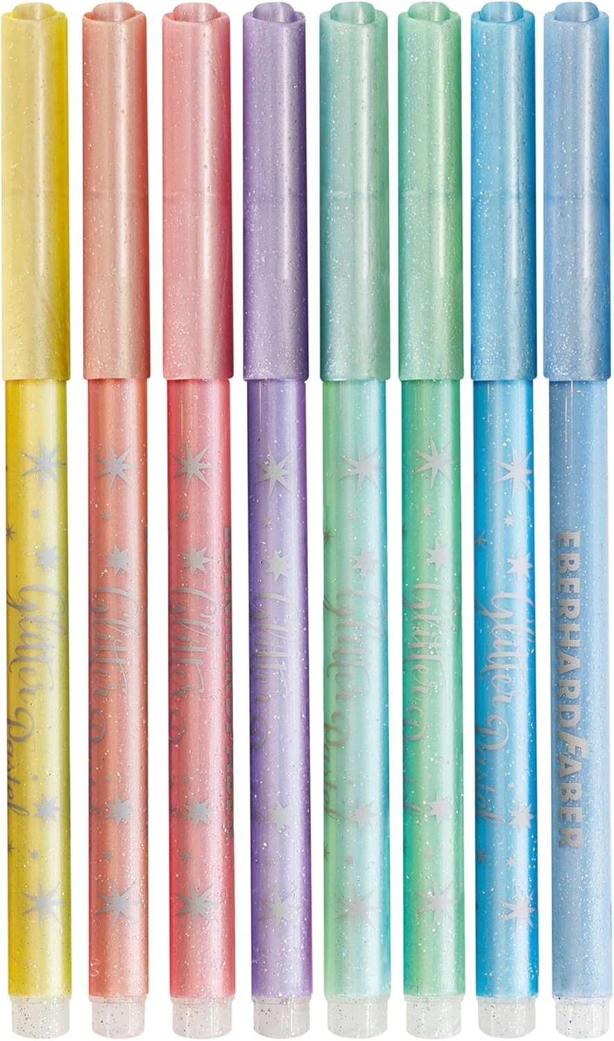 Eberhard Faber Glitzer-Filzstifte Pastell 8er Set