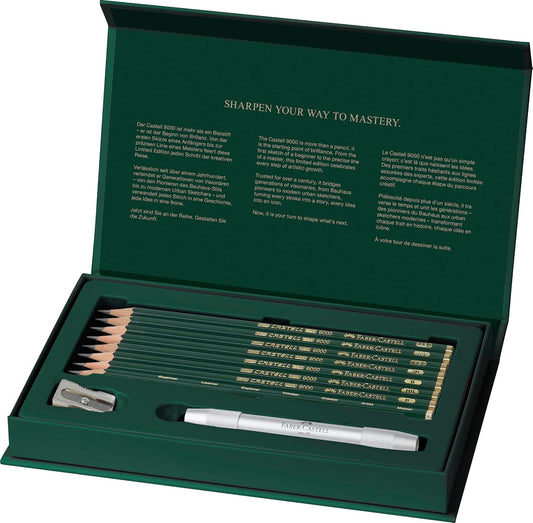 Faber-Castell 9000 Beginner to Master Zeichenset, 8 Bleistifte