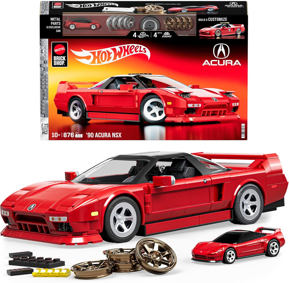 Hot Wheels MATTEL® Elite Acura Bausatz - Limitierte Building Serie