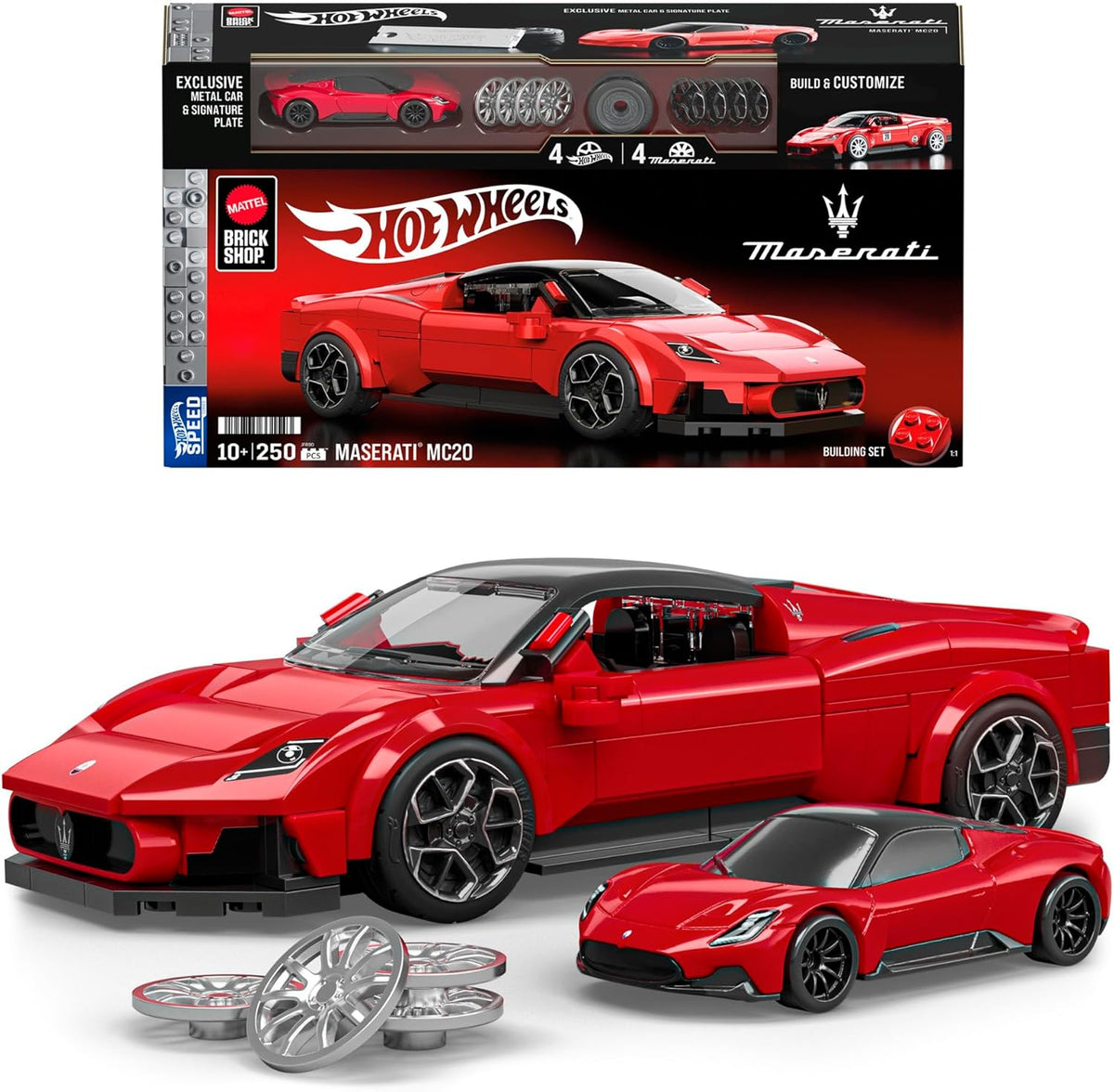 Hot Wheels MATTEL® Maserati Bausatz - Building Speed Serie | Sammler-Edition