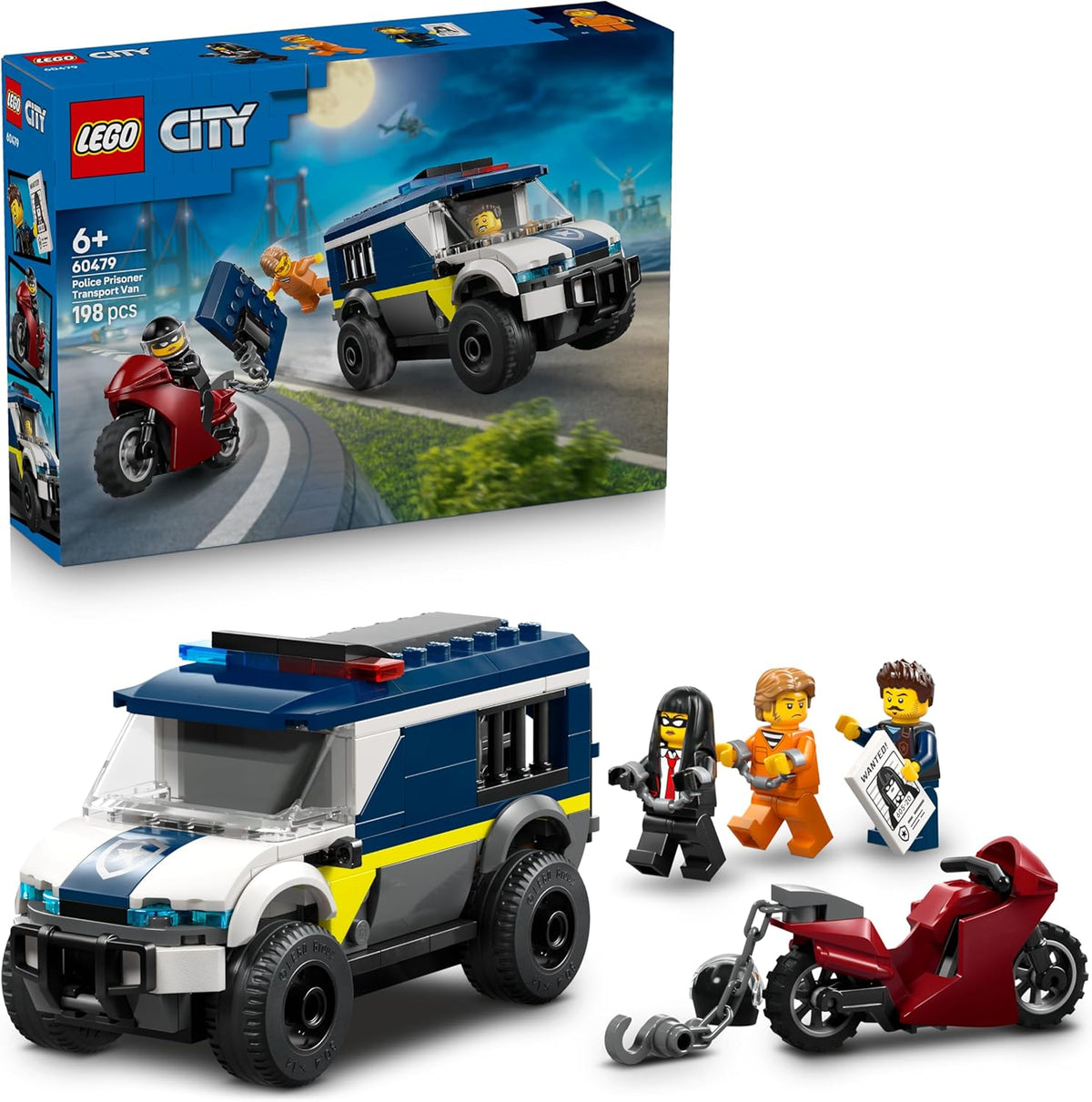LEGO CITY Polizei Gefangenentransporter - LKW Set ab 6 Jahren